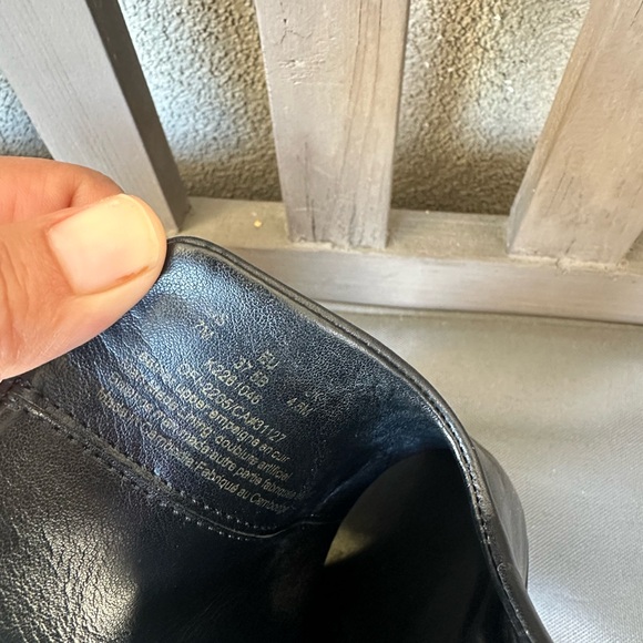 Aldo Black Leather Mules - Picture 4 of 5